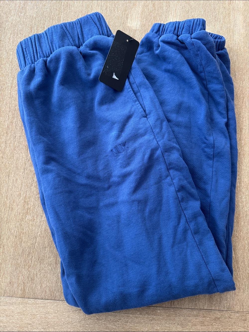 Women’s NWT Nux Blue Fleece Sweatpants